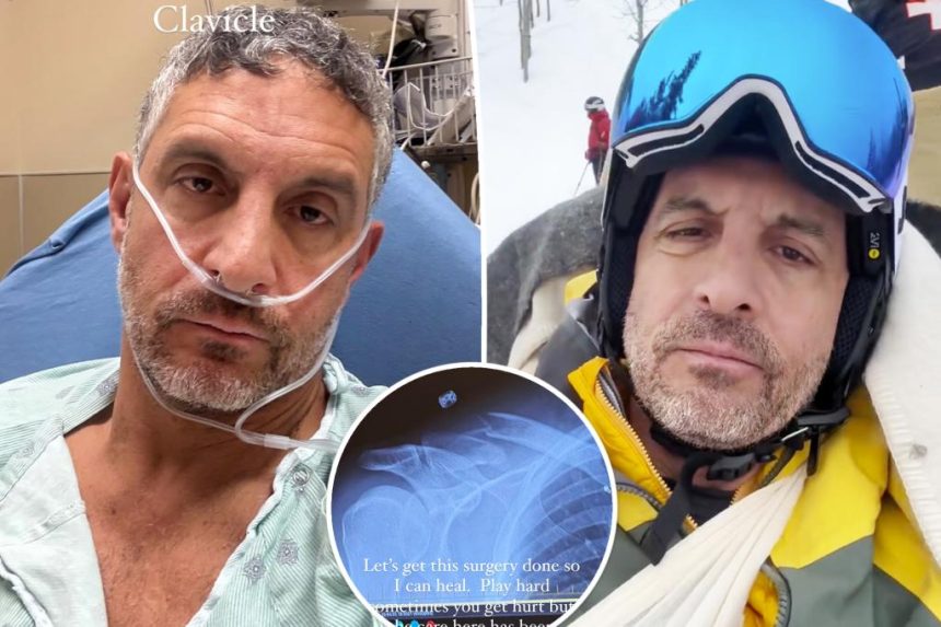 Mauricio Umansky hospitalized with broken clavicle after skiing accident in Aspen