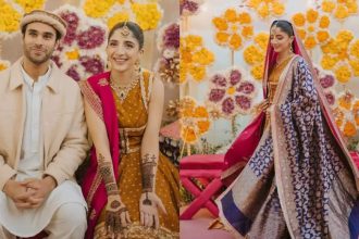 Mawra Hocane and Ameer Gilani share UNSEEN heartwarming Mehendi ceremony photos.