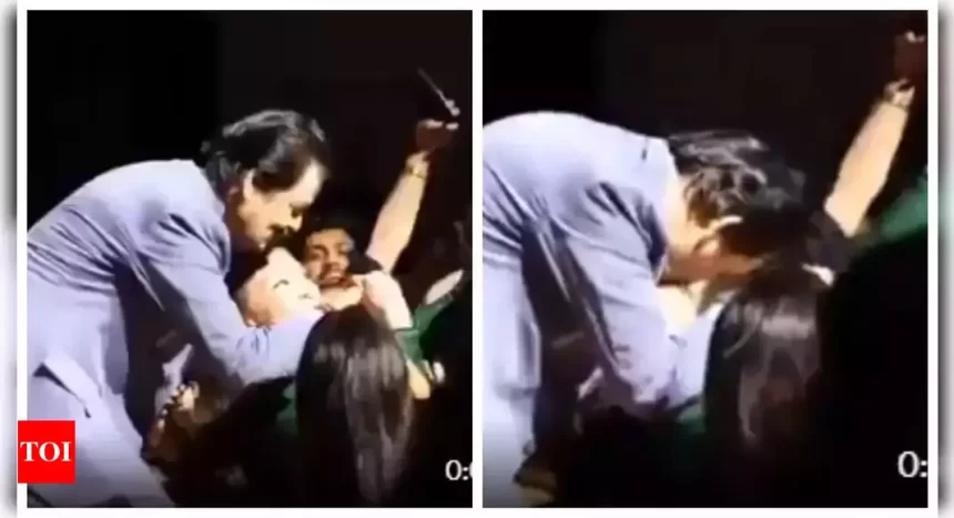 Netizens call Udit Narayan a 'SERIAL KISSER' after video of him kissing another female fan emerges amidst controversy |