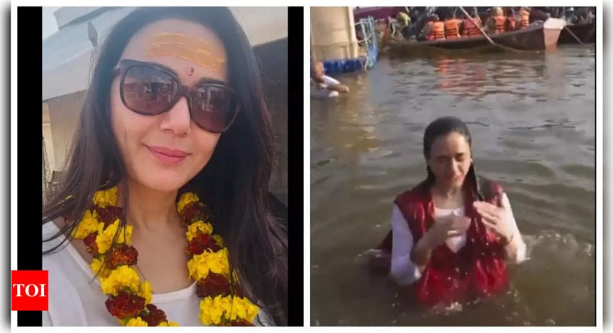 Preity Zinta takes holy dip at Mahakumbh, says: "Wanted to be liberated" | Hindi Movie News