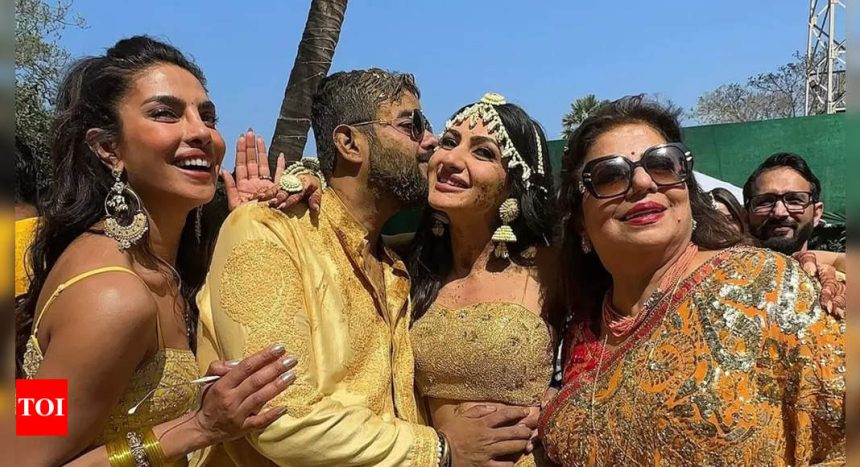 Priyanka Chopra shares inside pictures from brother Siddharth Chopra and Neelam Upadhyaya's haldi ceremony