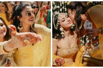 Priynaka Chopra plants a sweet kiss on 'bhabhi' Neelam Upadhyaya's cheek, dances with guests in UNSEEN Haldi photos - See inside |