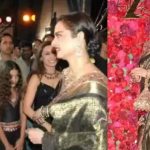 Rekha repeats her saree which she wore for Amitabh Bachchan starrer 'Black' premiere 20 years ago, for Aadar Jain's wedding - PICS inside | Hindi Movie News