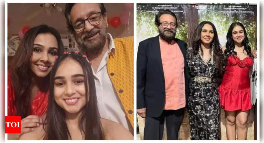 Shekhar Kapur and Suchitra Krishnamoorthi reunite at the screening of daughter Kaveri's debut film, 'Bobby Aur Rishi Ki Love Story' with Vardhaan Puri - See photos |