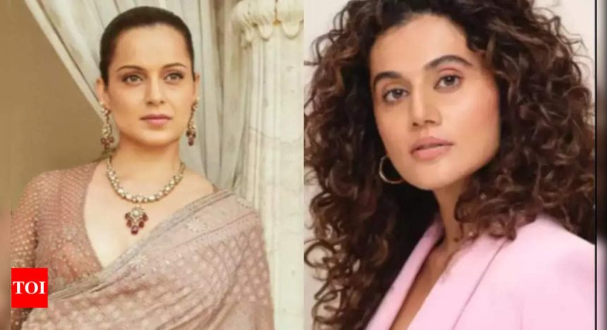 Taapsee Pannu once again reacts to Kangana Ranaut's sister Rangoli Chandel calling her 'sasti copy': 'I can never say such things about any woman' | Hindi Movie News