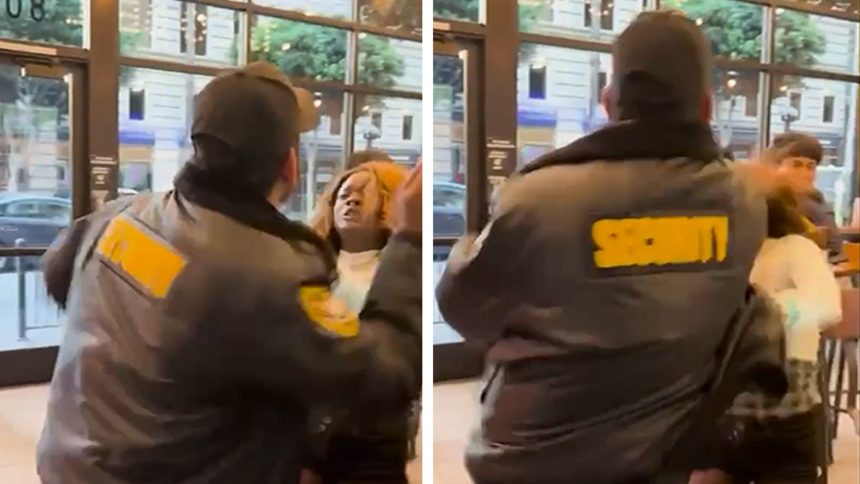 Taco Bell Cantina Security Guard Slaps Woman on Video