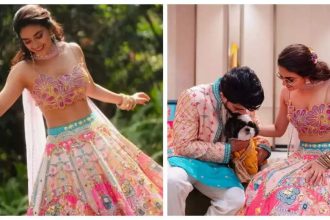 UNSEEN photos of Keerthy Suresh in her carnival-themed lehenga with Antony Thattil from their mehendi goes viral - DEETS inside |