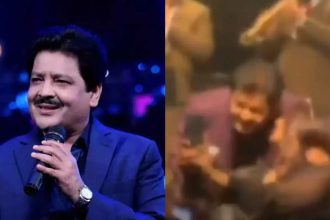 Udit Narayan kisses female fan on the lips in a VIRAL VIDEO during his live show, the singer faces severe backlash on the internet: 'Beyond the boundaries of disgust'- WATCH | Hindi Movie News