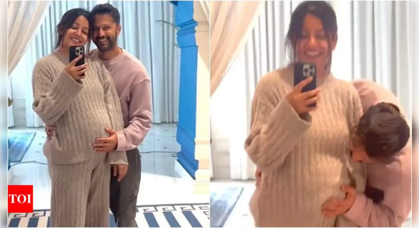 Vatsal Sheth kisses Ishita Dutta's baby bump as they prepare to welcome their second child | Hindi Movie News