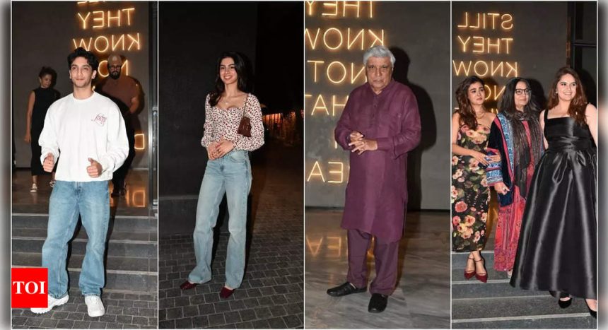 Vedang Raina, Khushi Kapoor, Javed Akhtar, Shabana Azmi and other celebs attend Superboys of Malegaon screening ahead of its release