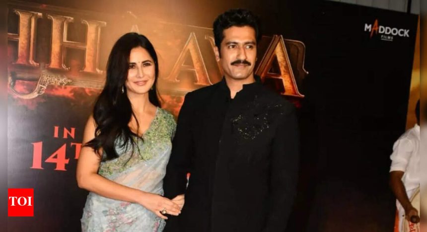 Vicky Kaushal refuses to let go of Katrina Kaif's hand at Chhaava screening, fans hail them as 'power couple'