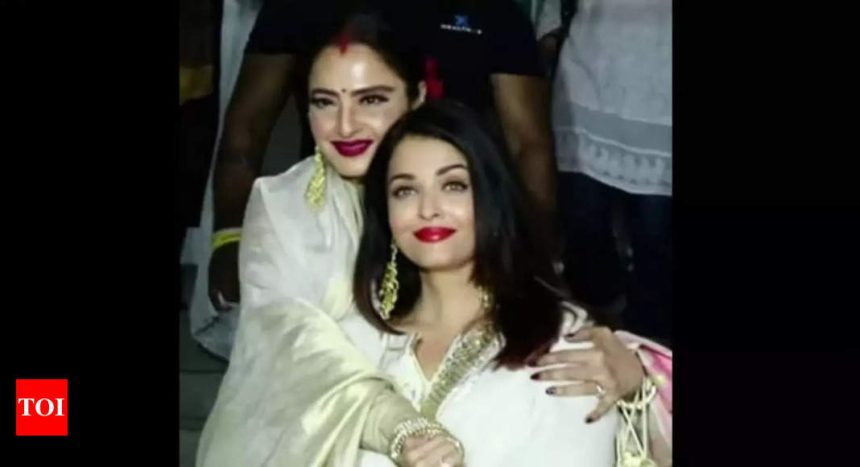 When Rekha defended Aishwarya Rai against people who called her plastic: 'I'll Fight For Her Like Tigress' | Hindi Movie News