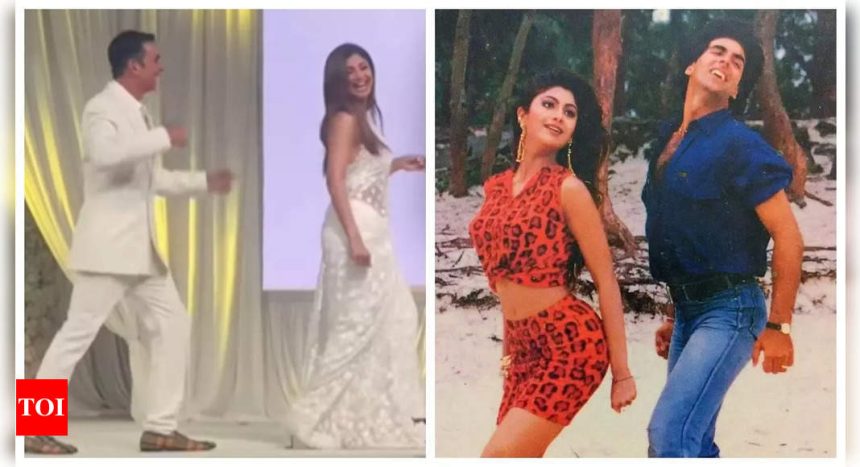 Akshay Kumar and Shilpa Shetty recreate 'Chura Ke Dil Mera' after 30 years; leave each other in splits - WATCH |