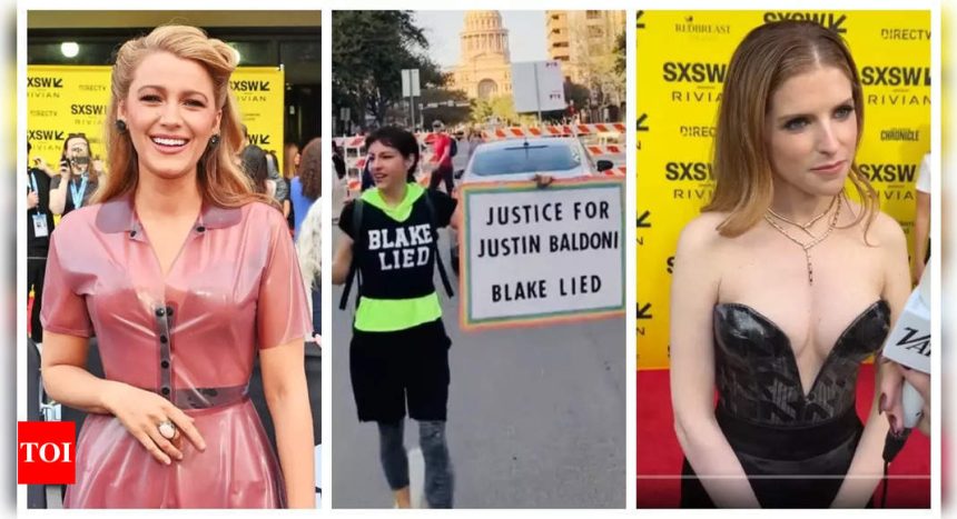 Blake Lively SNUBBED by Ana Kendrick; 'Justice for Justin Baldoni' supporter turns up at Another Simple Favor premiere- WATCH |