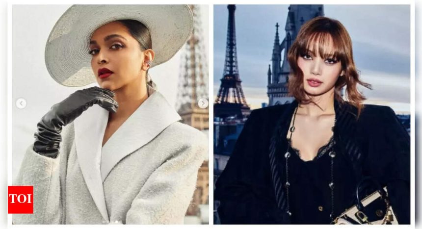 Fans spot Deepika Padukone sitting opposite BLACKPINK's Lisa at Paris fashion week; Desi BLINKS ask 'Do we have the photos yet?' |