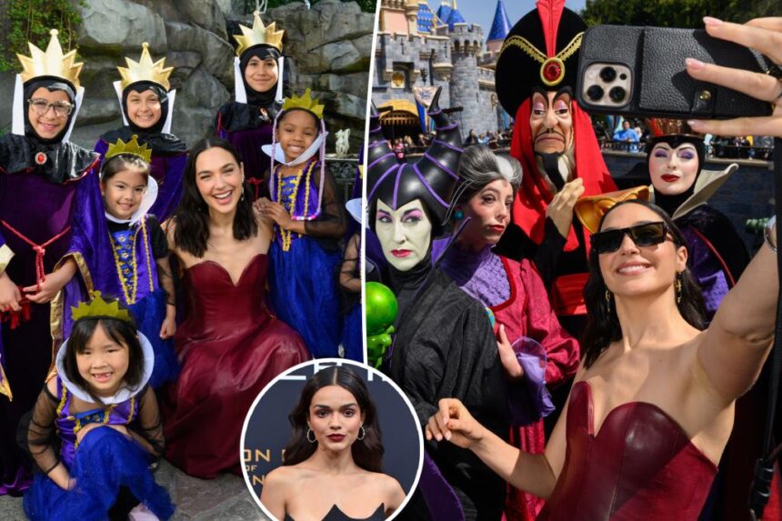 Gal Gadot promotes 'Snow White' solo at Disneyland amid rumored 'tension' with Rachel Zegler