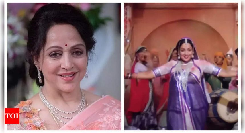 Hema Malini reveals she shot for Holi song 'Bhagi Re Bhagi Brij Bala' when she was eight months pregnant with Esha Deol: 'Hid baby bump with costume' |