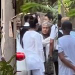 Kajol, Jaya Bachchan, Karan Johar, Shweta Bachchan, and others arrive at Ayan Mukerji’s home to pay their last respects to Deb Mukherjee | Hindi Movie News