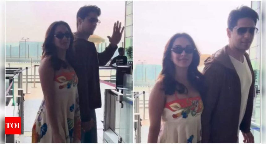 Kiara Advani and Sidharth Malhotra make their first public appearance together since the pregnancy announcement | Hindi Movie News