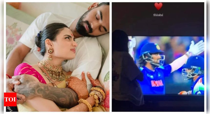 Mommy-to-be Athiya Shetty flaunts cute baby bump as she is all hearts for KL Rahul after team India's historic win at Champions Trophy 2025 - See post |