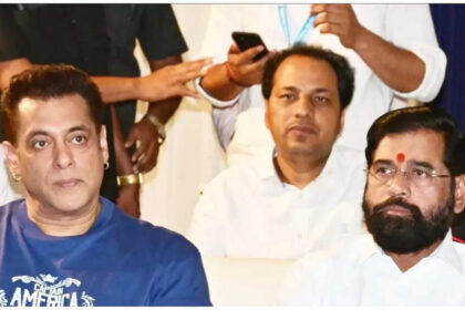 Salman Khan and Maharastra Deputy CM Eknath Shinde attend a sports event in Mumbai |