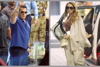 Salman Khan looks dapper as he jets off to an undisclosed location with rumoured girlfriend Iulia Vantur - See photos |