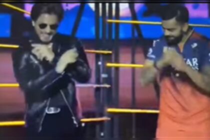 Shah Rukh Khan and Virat Kohli steal the spotlight with electrifying dance to 'Jhoome Jo Pathaan' at IPL 2025 opening | Hindi Movie News