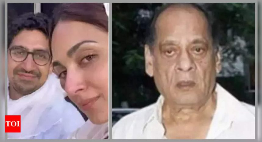 Soon-to-be mommy Kiara Advani visits Ayan Mukerji's residence to offer condolences after his father Deb Mukherjee’s demise |