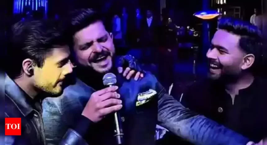 Suresh Raina steals the show by singing 'Channa Mereya'; Don't miss Rishabh Pant's adorable reaction: Watch | Hindi Movie News