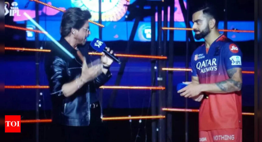 The internet is NOT impressed with Shah Rukh Khan's hosting at the IPL 2025 opening ceremony, call it 'cringe': Virat wanted to get down asap | Hindi Movie News