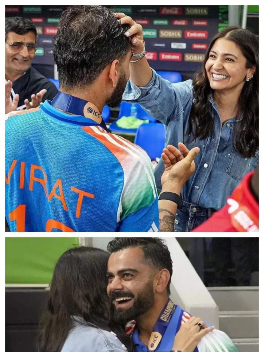 Virat-Anushka's cute moments at Champions Trophy