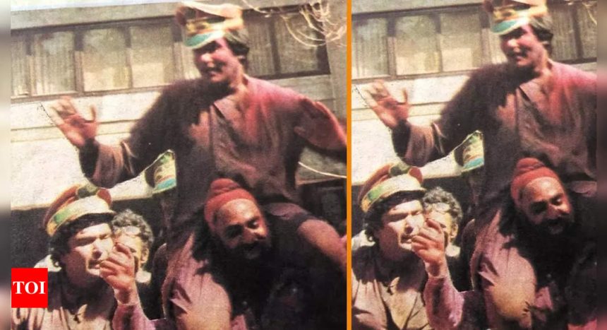 When Neetu Kapoor shared Amitabh Bachchan and Rishi Kapoor's unforgettable Holi celebration with a throwback picture |